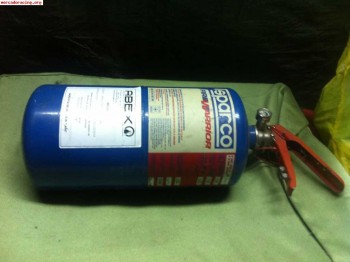 Vendo botella de extincion automatica y manual