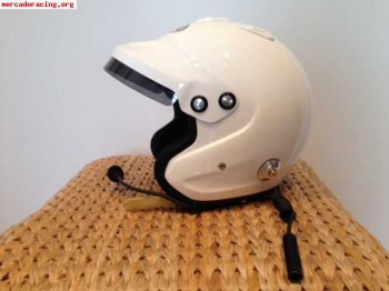 Casco arai gp-jet con intercom. stilo wrc