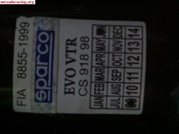 Vendo bacquets sparco evo