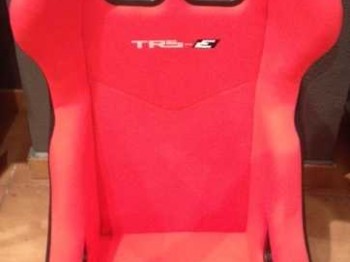 Bacquet omp trs-e homologación fia color rojo