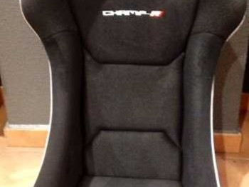 Bacquet omp champ-r fiberglass color negro