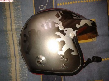 Se vende casco sparco pro yet con clips de hans