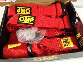 Arneses omp da806f61 6 puntos en rojo