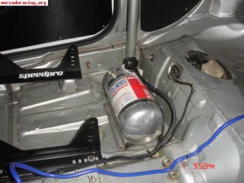 Kit de extincion sparco automatica.