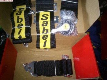 Arneses sabelt negros 4 puntos