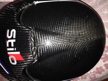 Vendo casco stilo carbon piuma