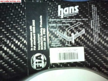 Vendo hans carbono schroth racing