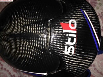 Vendo casco stilo carbon piuma