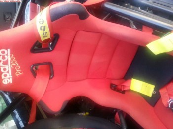  baket omp y sparco pro 2000 y arneses caducados