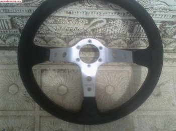 Volante omp corsica desplazado piel vuekta