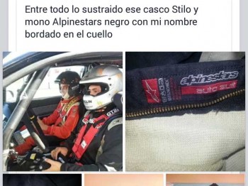 Atencion material robado