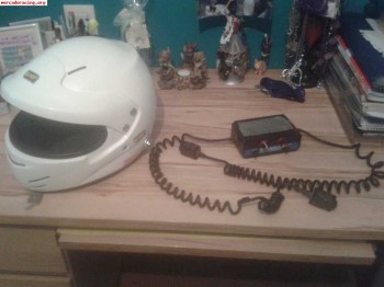 Casco omp caducado talla m con interfonos/ centralita terrat