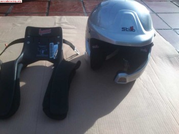 Casco wrc nuevo  hans!portes gratis!