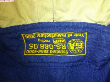 Se vende ropa completa para copiloto