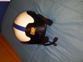 Casco abierto de rally 