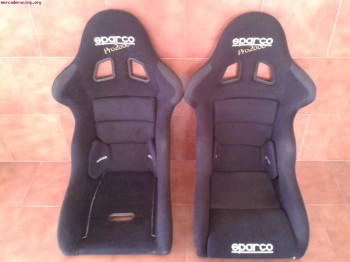 Vendo pareja de bacquets sparco pro 2000 caducados 