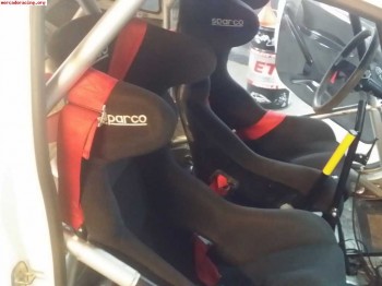 Baquet sparco circuit orejeras.