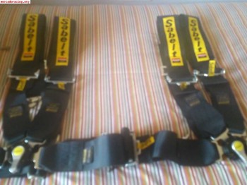 Pareja de arneses sabelt homologados 3puntos