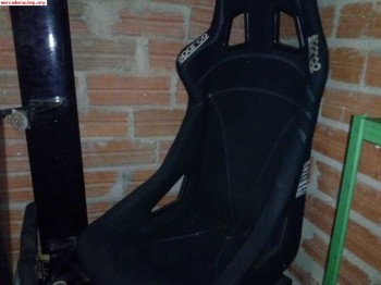 Backet sparco sprint v y base sparco peugeot 206