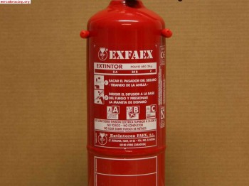 Se venden extintore de polvo