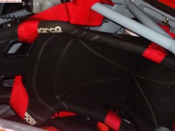Baquet sparco y arnes turn one 