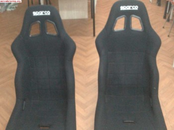 Backets de fibra sparco