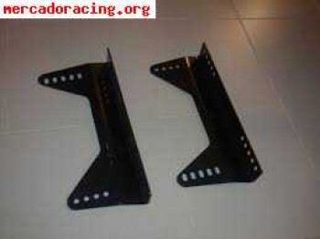 Bases de baquets de aluminio y hierro