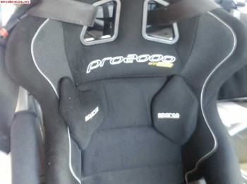 2 baquets sparco pro2000 con homologación. vigente