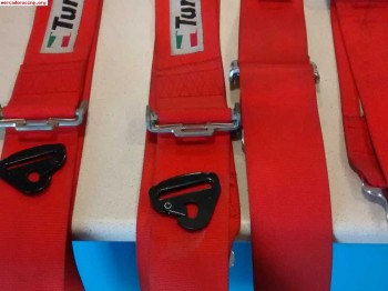 Vendo arnes turini 4 puntos color rojo