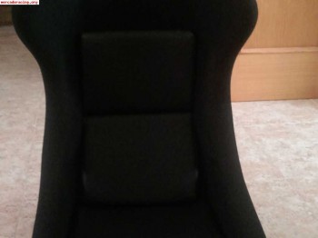 Asiento recaro pole position fibra.