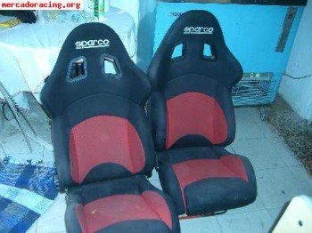 Semibaquets sparco monza pareja 700€