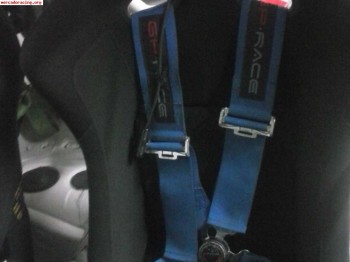 Backet gp race sin homologacion y arnes 6p. caducado