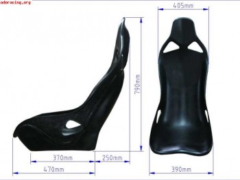 Vendo backets / bancos fibra