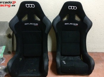 Pareja de baquet gp race. homologados hasta 2019.