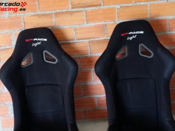 Pareja baquets gp race impolutos!!