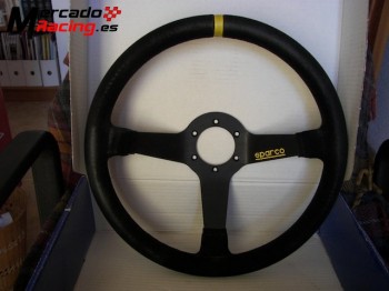 Volante sparco r 345. piel vuelta