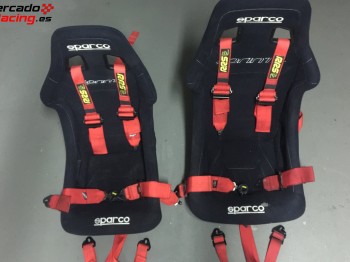 Backets sparco sprint mas arneses rrs