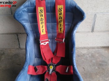 Bacquet fibra y arneses 6pts 120€ !!