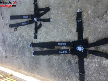 Se vende 2 arneses sparco 6p caducados