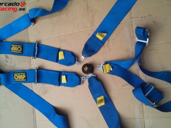 Arneses omp azules de 6 puntos