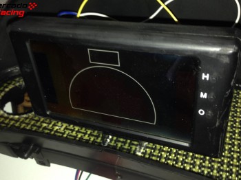 Pantalla para coche de rally