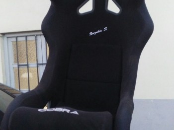 Baquet cobra fibra y orejeras homologacion vigente