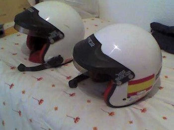 Vendo dos cascos sparco pro jet tallas m y xl