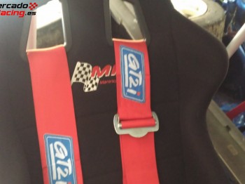 Backet sparco sprint y arnés gt2i