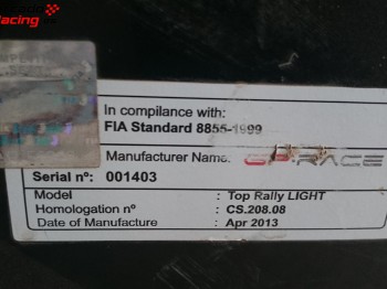 Nuevo precio urge! 2 bacquet´s gp race