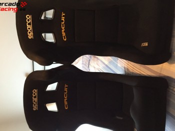 Baquets sparco con orejeras