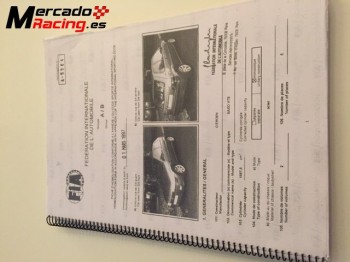 Ficha homologacion original fia de citroen saxo vts