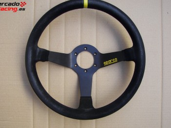 Volante sparco r 345. piel vuelta