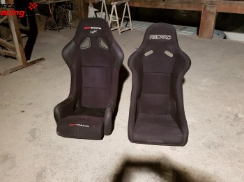 Vendo 2 baquets de fibra