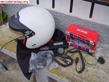 Casco sparco jet 2005, y centralita sparco